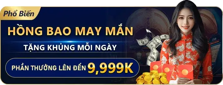 Hồng bao may mắn 9999k